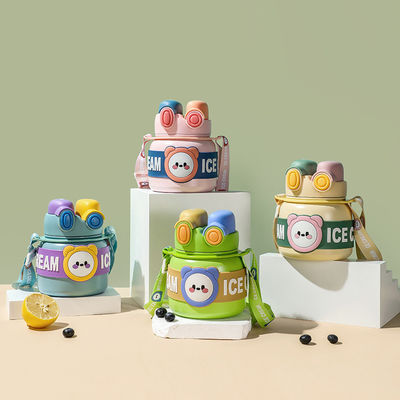 Diseño lindo estilo ventre copa 850ml Thermos 316 botella de agua de acero inoxidable para niños