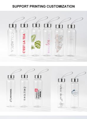 Bebida directa 300ml 400ml 600ml Botella de plástico libre de BPA para deportes al aire libre y viajes