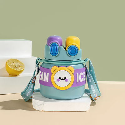 Diseño lindo estilo ventre copa 850ml Thermos 316 botella de agua de acero inoxidable para niños