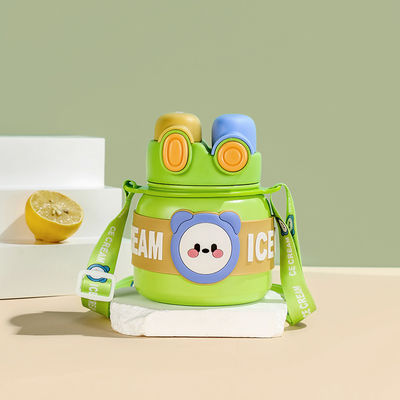 Diseño lindo estilo ventre copa 850ml Thermos 316 botella de agua de acero inoxidable para niños