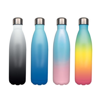 Botella de agua aislada de acero inoxidable 350 ML 500 ML 750 ML 1000 ML para diseño moderno