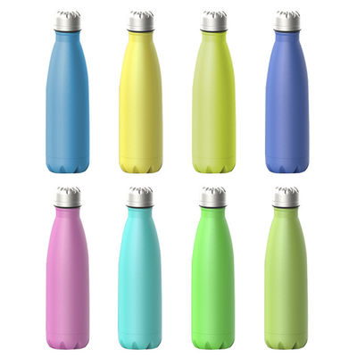 Botella de agua aislada de acero inoxidable 350 ML 500 ML 750 ML 1000 ML para diseño moderno