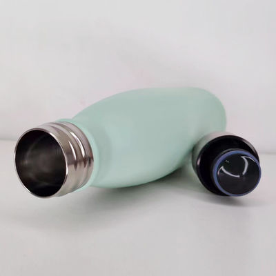 Botellas aisladas de acero inoxidable en forma de cola para oficina / automóvil / hogar