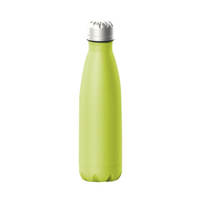 Logotipo personalizado Botella de agua de acero inoxidable de doble pared para actividades al aire libre aisladas