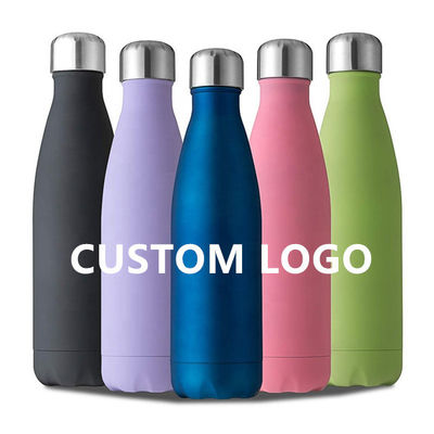 Tumbler de doble pared de acero inoxidable 500 ml Logotipo personalizado Diseño moderno aceptable