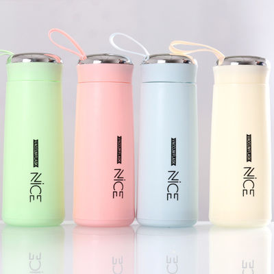 Taza de vacío Botella de té de vidrio Logotipo personalizado y resistencia a altas temperaturas en un solo frasco