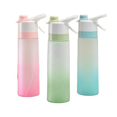 Espacio de acondicionamiento físico al aire libre 156g de gran capacidad Gradiente de color de deportes Taza de agua con paja