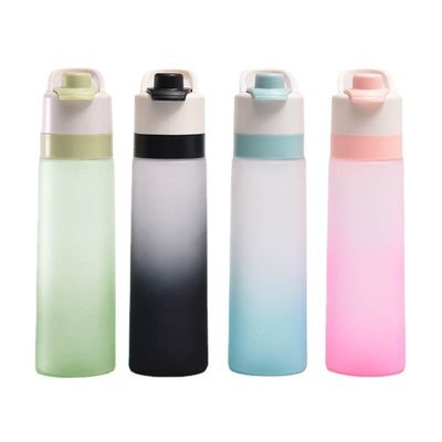 Espacio de acondicionamiento físico al aire libre 156g de gran capacidad Gradiente de color de deportes Taza de agua con paja
