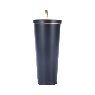 Doble pared aislada 304 de acero inoxidable recubrimiento tumbler con tapa para el vino caliente y frío