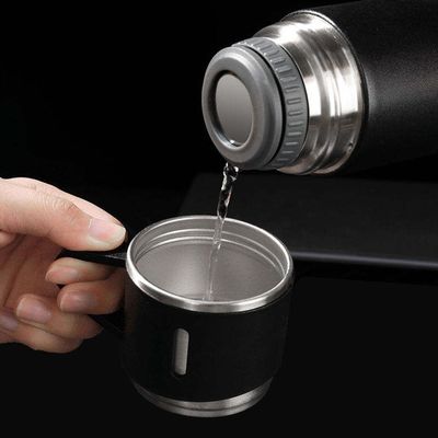 Botella de agua aislada al vacío 304 de acero inoxidable para viajes de negocios