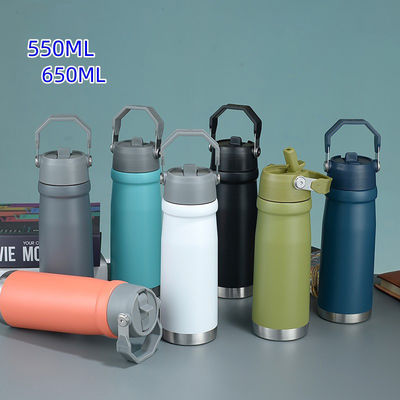 Logotipo personalizado Botella de agua caliente aislada de acero inoxidable en 7 colores o diseño personalizado