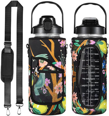 Estocado estilo americano Eco amigable 2000 ml botella de agua para las mujeres cubiertas de taza
