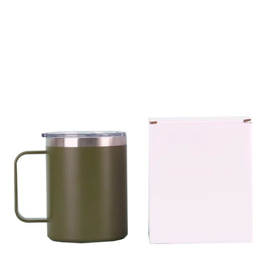 Logotipo personalizado de gran capacidad textura congelada de doble capa aislamiento al vacío de acero inoxidable taza de café