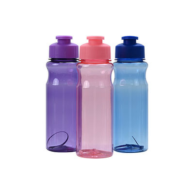 Botellas de agua de plástico sin BPA con correa para estilo de vida sostenible