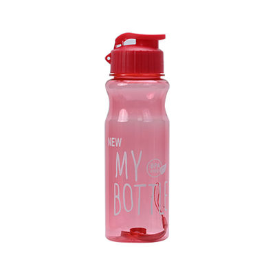 Botellas de taza de agua potable de plástico PET personalizado de 500 ml muestran para deportes libres de BPA