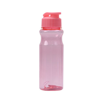 Botellas de taza de agua potable de plástico PET personalizado de 500 ml muestran para deportes libres de BPA