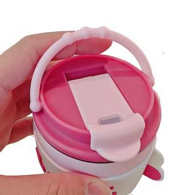 Flasca de deporte de dibujos animados de acero inoxidable 420 ml Taza de café de la suerte termo aislado al vacío