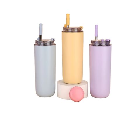 Bebidas para niños sin BPA con palos de doble pared de acero inoxidable