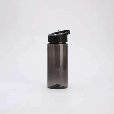Diseño a prueba de fugas e infusores Botella de agua de plástico transparente de verano con paja