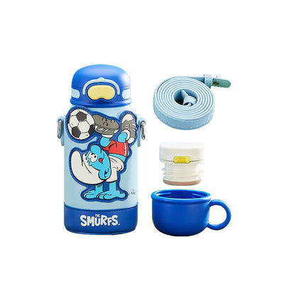 Bottle de agua para niños con tapa de mango de paja Capacidad 550ml