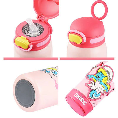 Bottle de agua para niños con tapa de mango de paja Capacidad 550ml