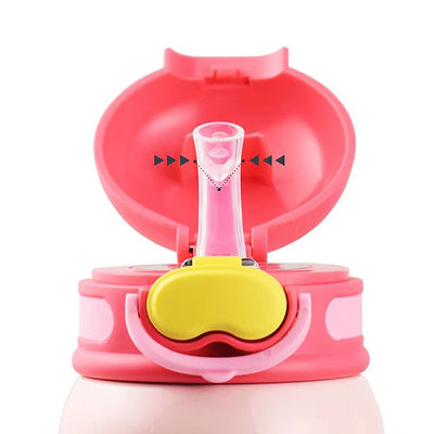 Bottle de agua para niños con tapa de mango de paja Capacidad 550ml