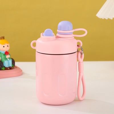 Botella térmica de 550 ml para chicas Bebida doble Acero inoxidable 316 mantiene la bebida caliente fría