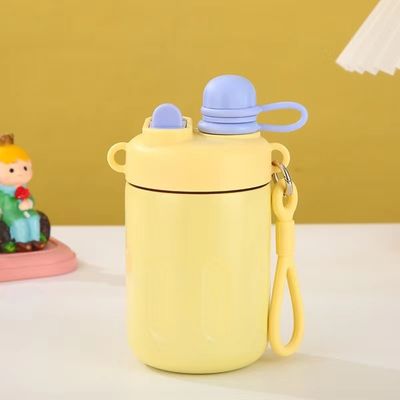 Botella térmica de 550 ml para chicas Bebida doble Acero inoxidable 316 mantiene la bebida caliente fría