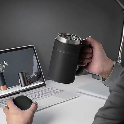 Taza de viaje de acero inoxidable con mango Disfrute de sus bebidas favoritas en cualquier momento y en cualquier lugar