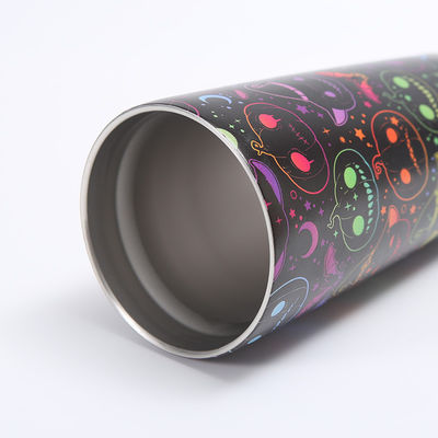 Acero inoxidable 304 20 oz Capacidad Diseño de Halloween 3D Impreso Termos de taza de cerveza de coche