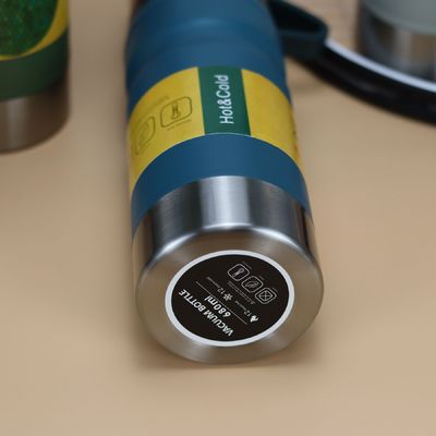 Conjunto de botellas de vacío de tipo comercial para exteriores de gran capacidad y 3 tapas