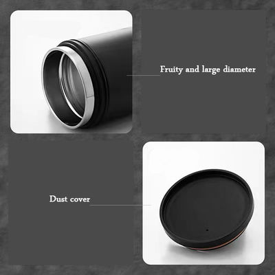 Taza de viaje aislada al vacío de doble pared para cocina de acero inoxidable impermeable