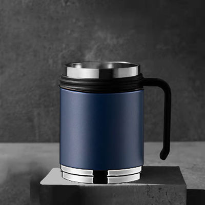 Taza de viaje aislada al vacío de doble pared para cocina de acero inoxidable impermeable