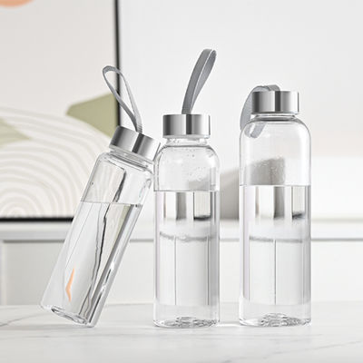 Patrón personalizado 300ml 400ml 500ml Botella de plástico para deportes al aire libre y viajes eficientes