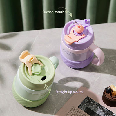 Taza de acero inoxidable de pared doble pastel elegante y práctica para regalos infantiles