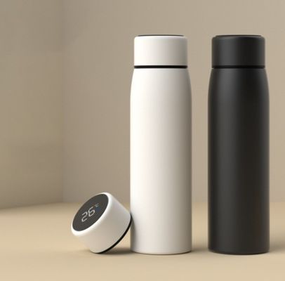 380ml LED Display de temperatura Smart Botella portátil y personalizado con patrón de tumblers de tazas