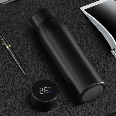 380ml LED Display de temperatura Smart Botella portátil y personalizado con patrón de tumblers de tazas