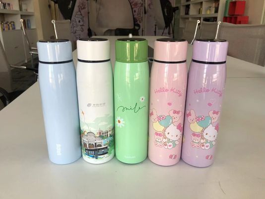 380ml LED Display de temperatura Smart Botella portátil y personalizado con patrón de tumblers de tazas