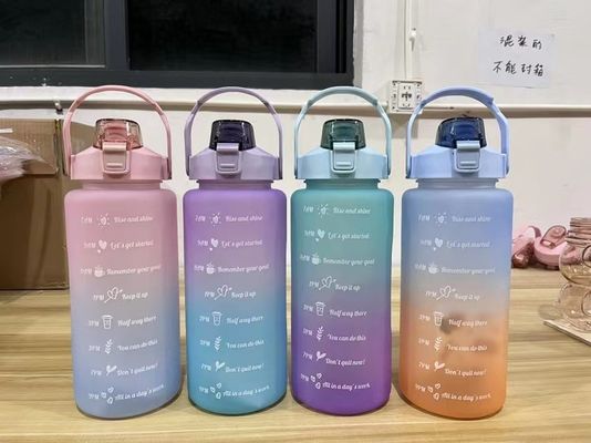 Botella de agua de plástico de 2000 ml Neoprene Vino boca ancha Bebida tapa de botella Manga Unisex