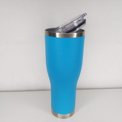 Diseño moderno 40 oz de acero inoxidable tumbler de doble pared para taza de café personalizable