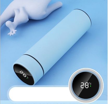 Termos personalizados normales de 500 ml con pantalla de temperatura digital inteligente y diseño a prueba de fugas