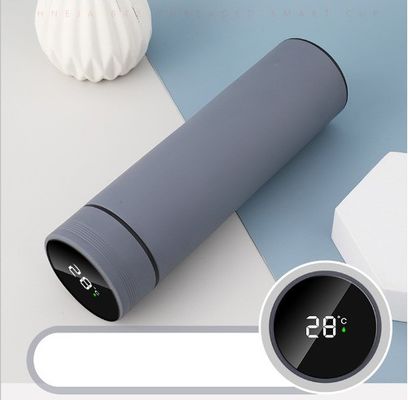 Termos personalizados normales de 500 ml con pantalla de temperatura digital inteligente y diseño a prueba de fugas