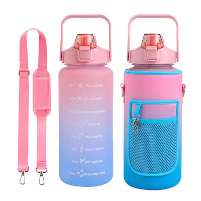 Performance de aislamiento térmico Ninguno Botella de agua de 2000 ml con manga y correa de neopreno