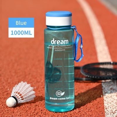 1L Botella deportiva de acondicionamiento físico libre de BPA con capacidad de tapa Marca de venta portátil