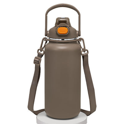 Taza de viaje al aire libre 1600ml Botella de agua aislada Taza de café al vacío de acero inoxidable con mango