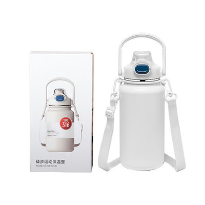 Botella de agua aislada de gran capacidad lista para el envío Taza de café al vacío de acero inoxidable