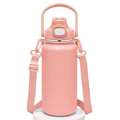 Taza recta 2022 de acero inoxidable aislado para niños botella de agua escolar dibujos animados niños lindos 12 oz portátil doble pared de vacío termotapo