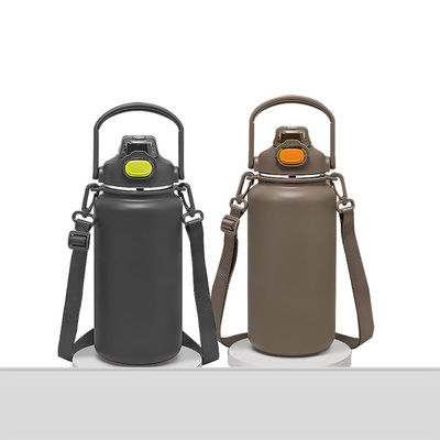 Botella de agua de acero inoxidable de doble pared de 1300 ml aislada al vacío para tazas de viaje para niños