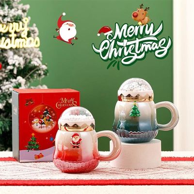 Gradient Color Cerámica Regalo en Cajas de Tazas 2023 Nuevo Diseño para Accesorios de Navidad