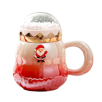 Gradient Color Cerámica Regalo en Cajas de Tazas 2023 Nuevo Diseño para Accesorios de Navidad